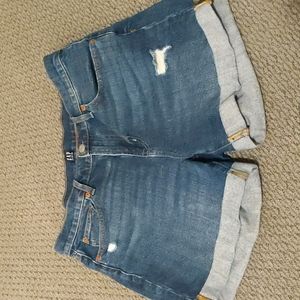 Denim shorts, size 28